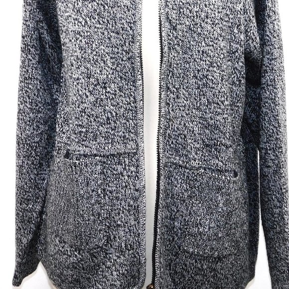 Vintage Tally HO Grey Heather Full Zip Cardigan - Picture 4 of 12